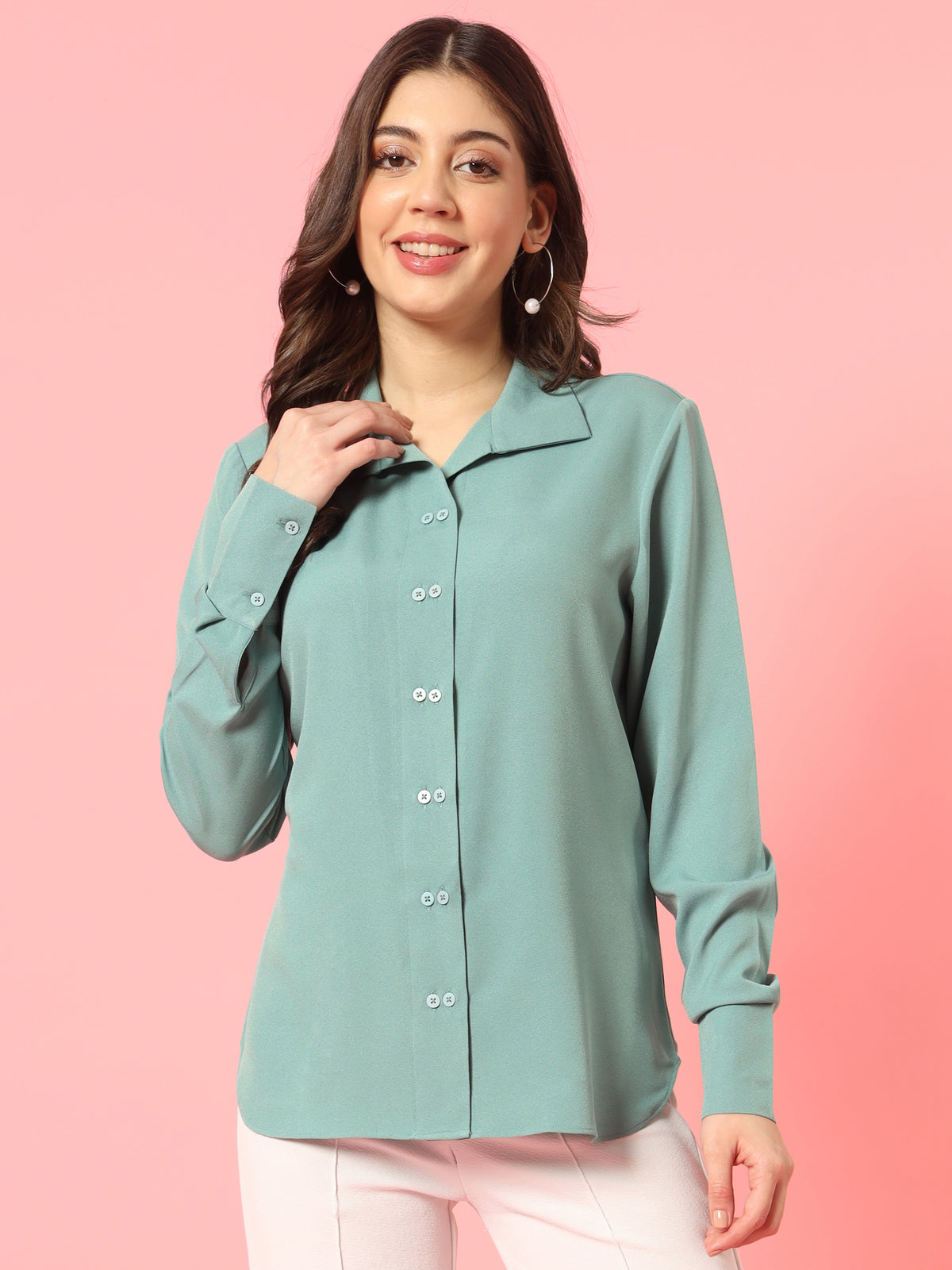 Double Button Top