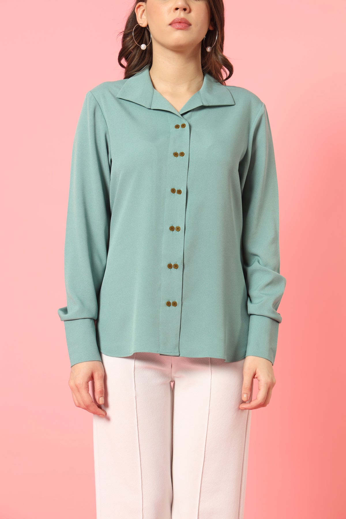 Double Button Top